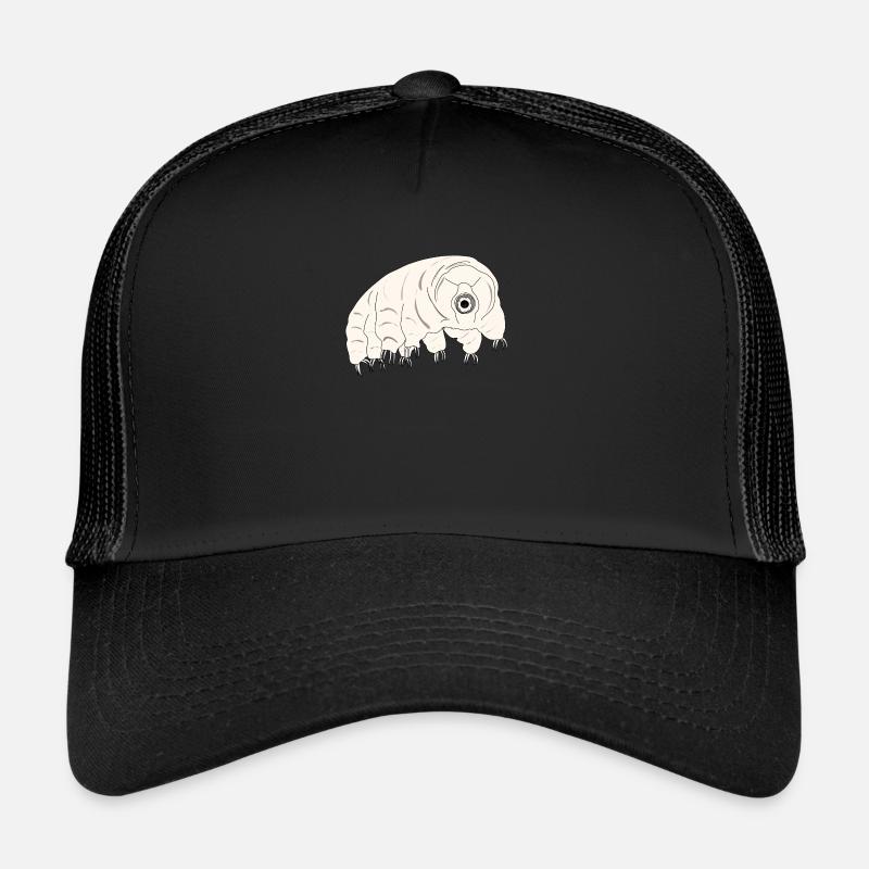 Tardigrade water bear - Casquette trucker  - noir/noir