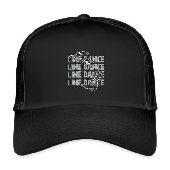 Danse en ligne Danse en ligne Danse en ligne Danse - Casquette trucker  - noir/noir - Devant