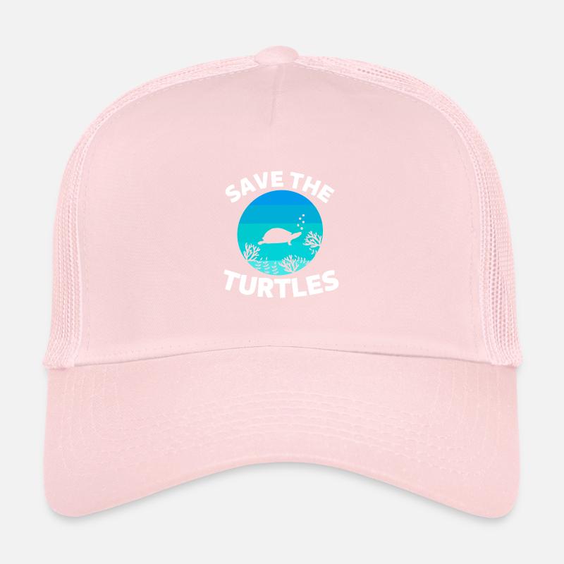 Save the Turtles Retro Sea Turtle Trucker Cap
