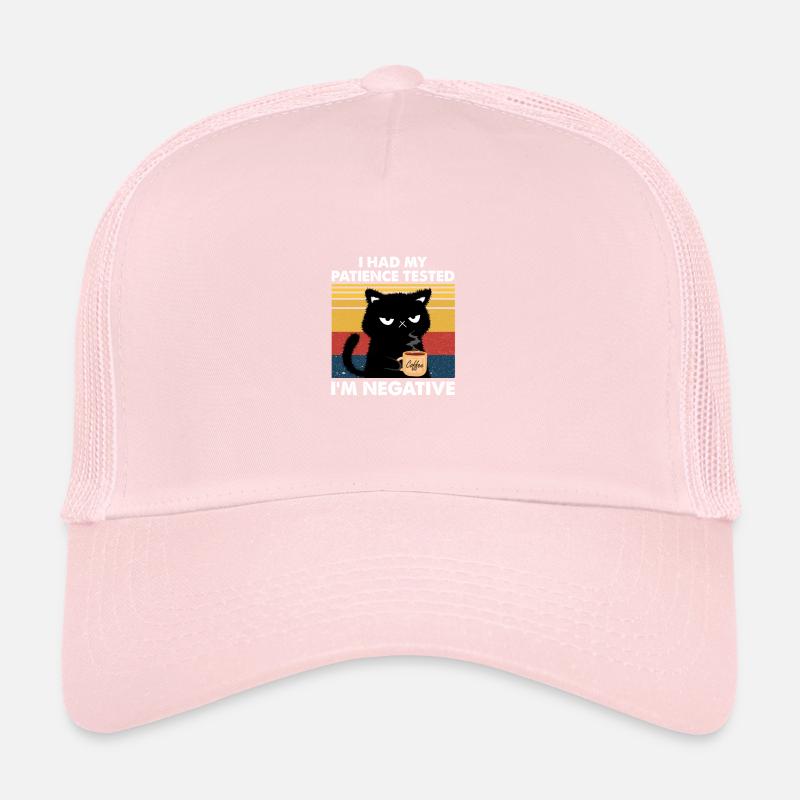 I Had My Patience Tested I m Negative Cat Trucker Cap