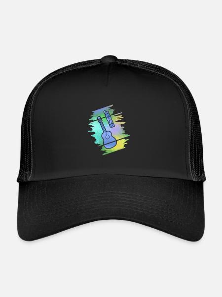 Guitar Jesse - Trucker Cap - black/black - Front