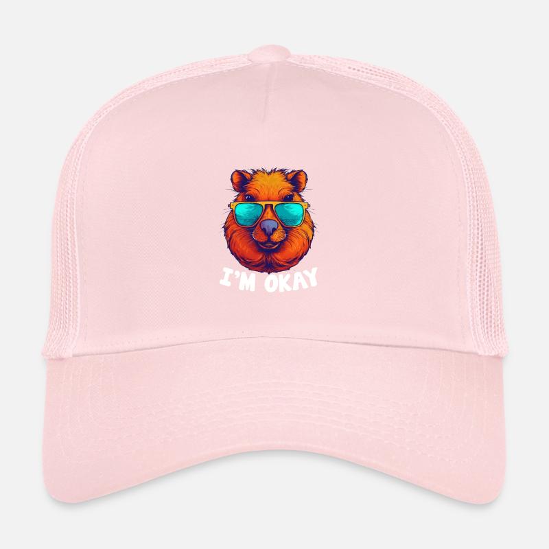Capybara Drôle de rongeur Capybara Capybara Casquette trucker 