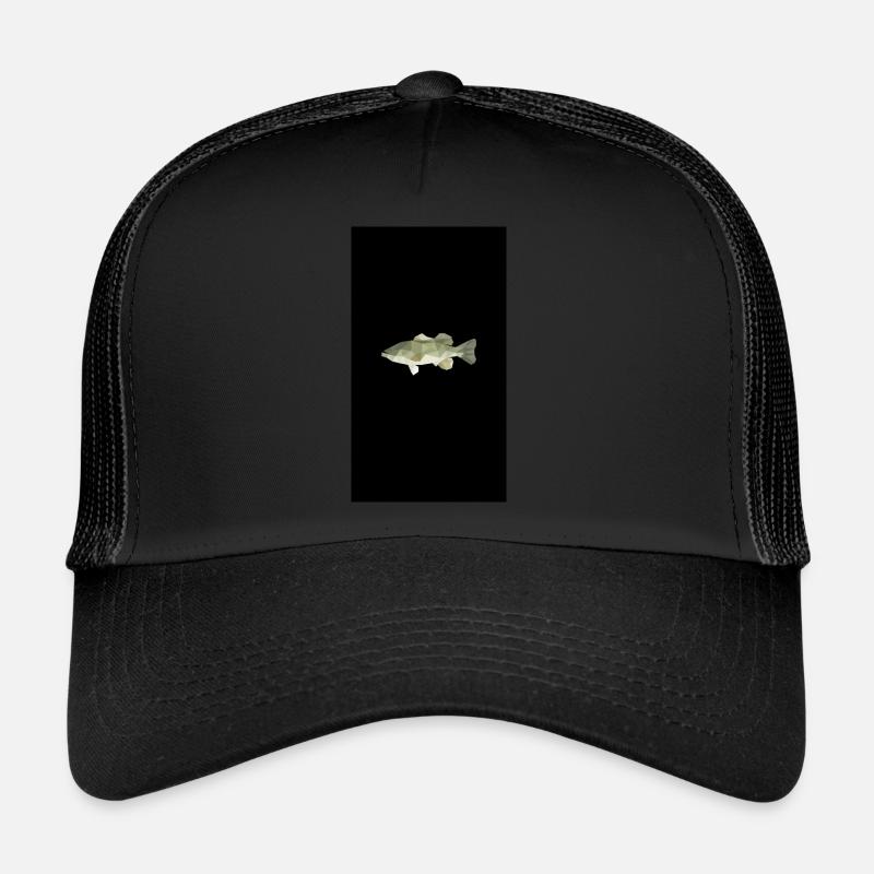 Polygonal Fisch Fischen Trucker Cap