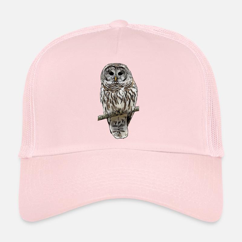 Eulen eule Vogel tiermotiv Aufdruck Trucker Cap