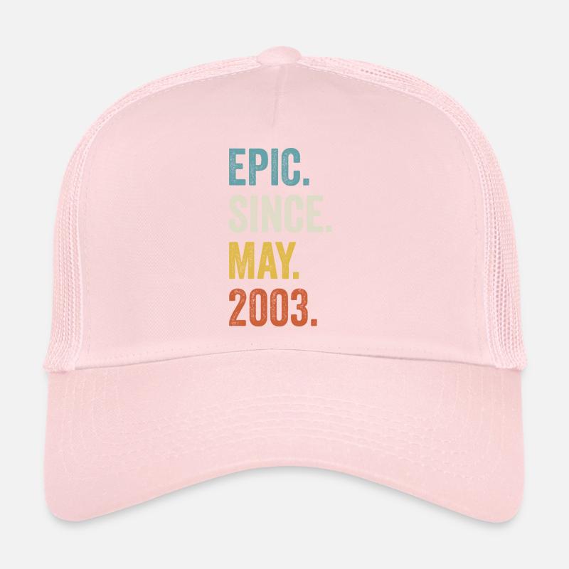 Epic Since May 2003 19e anniversaire Casquette trucker 