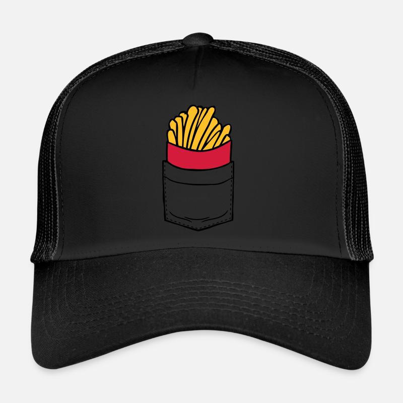 Brusttasche Pommes Frites Trucker Cap
