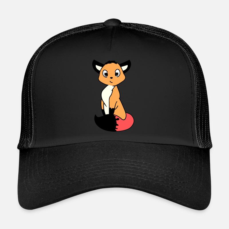 Personnage mignon de Ink Fox Casquette trucker 