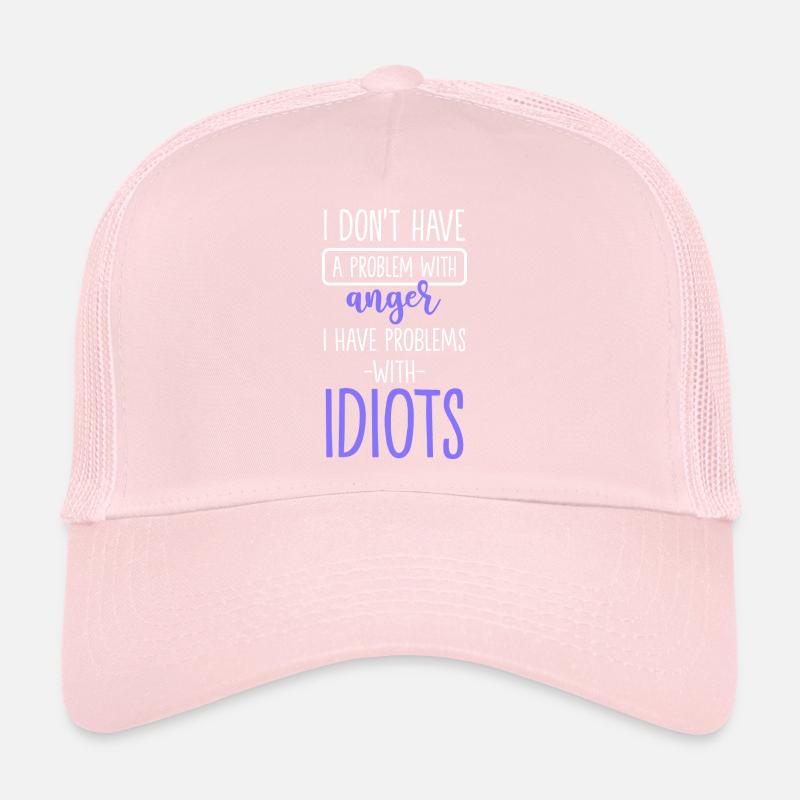 Idiots Funny Funny Trucker Cap