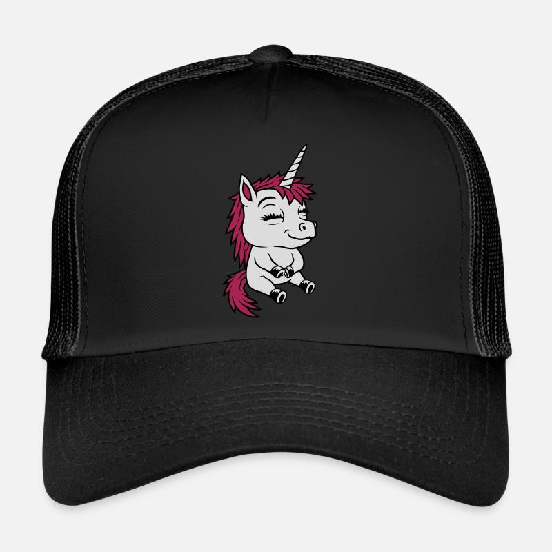 Petite licorne comique sédentaire Casquette trucker 