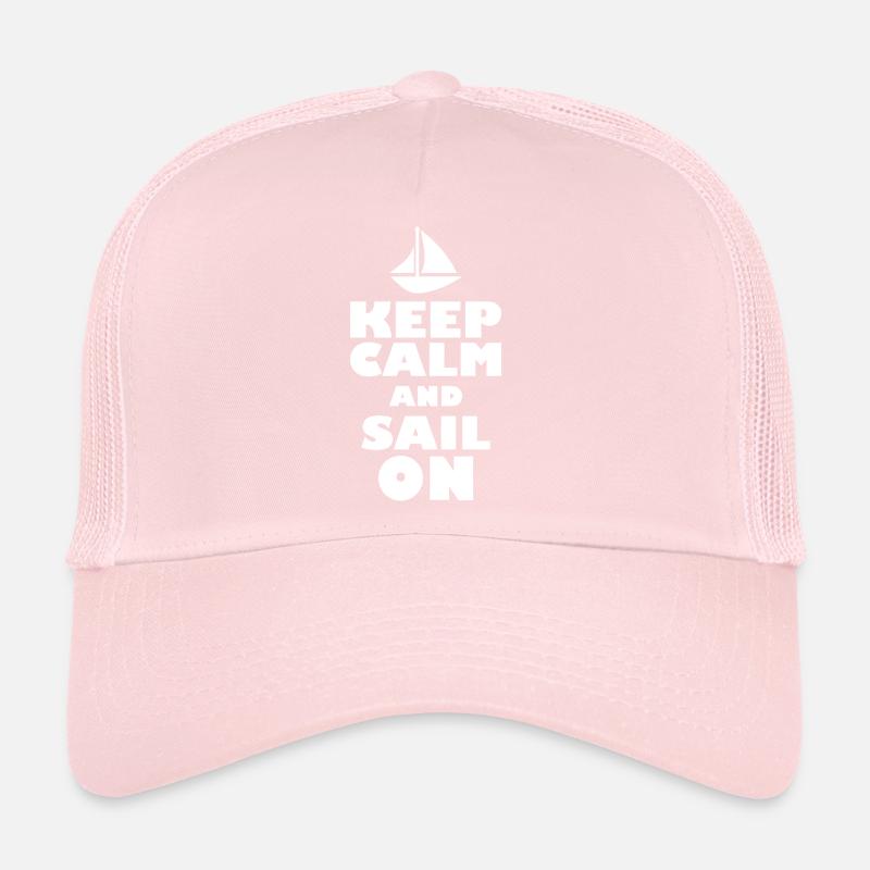 Restez calme et naviguez Casquette trucker 