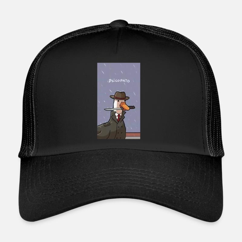 Meme Duck - Trucker Cap - black/black