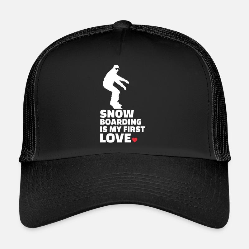J’adore le snowboard élégant Casquette trucker 