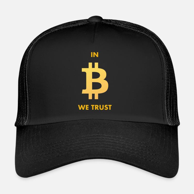 DANS B, NOUS FAISONS CONFIANCE À BITCOIN Casquette trucker 