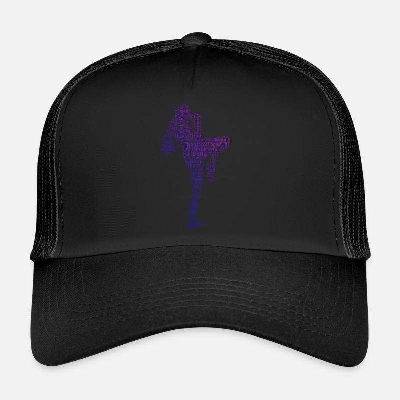 Thai Boxer Thai Boxing Thai Boxing Thai Boxing Muay Thai Trucker Cap