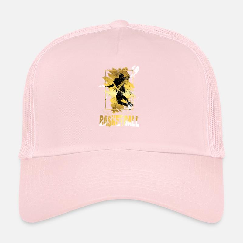 Basketteur Basketteur Dunking Gold Splash Casquette trucker 