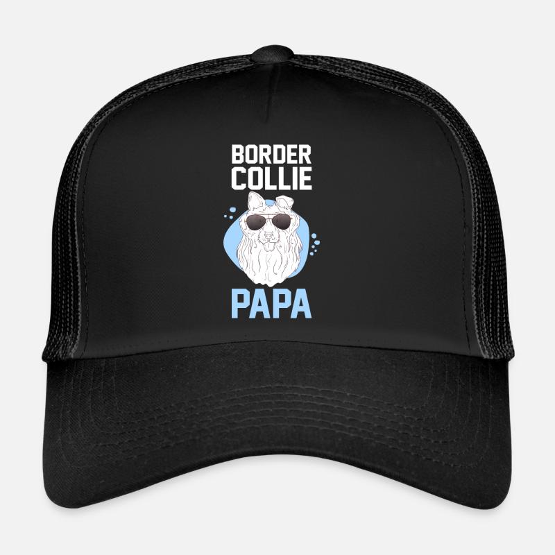 Hund Border Collie Papa Trucker Cap