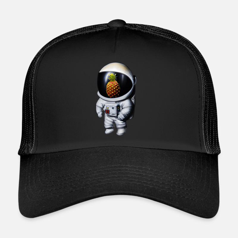 Ananas Astronaute - Casquette trucker - noir/noir