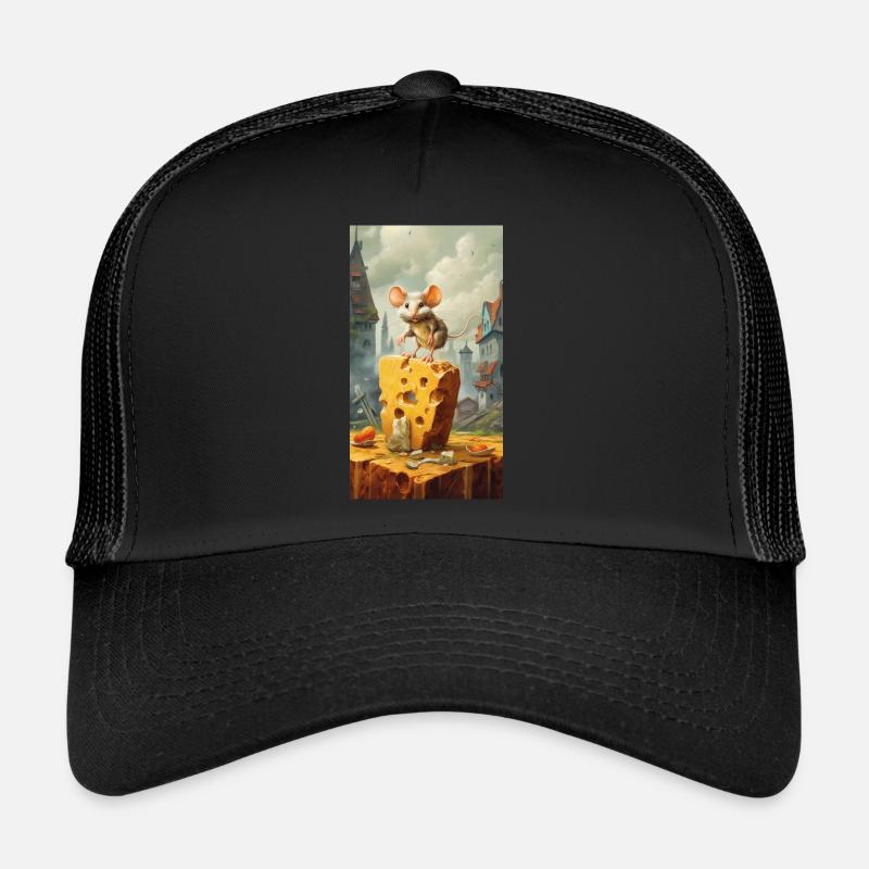 Mouse - Trucker Cap - black/black