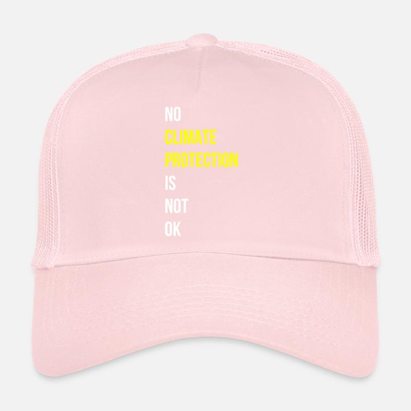 Klimaschutz Spruch Englisch Trucker Cap