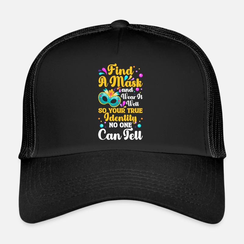 Masquerade Party Stranger Trucker Cap