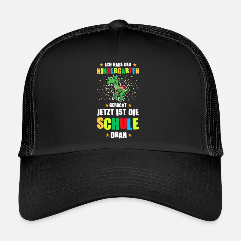 Schulkind Dino Schulbeginn Geschenk Trucker Cap