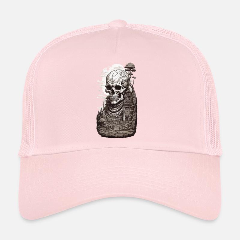 Occulte & Steampunk Conception esthétique du squelette géant Casquette trucker 