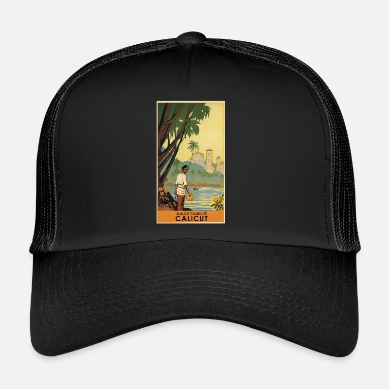 Affiche vintage classique de Calicut Casquette trucker 
