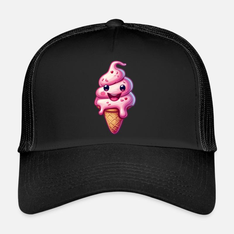 Lächelnde Eiskreation Trucker Cap