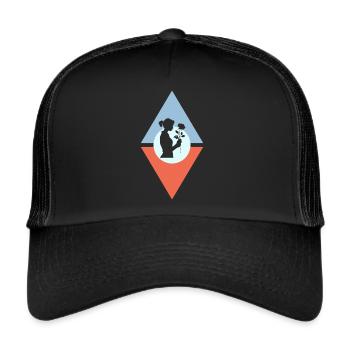 Florist Watering Can Garden - Trucker Cap - black/black - Front