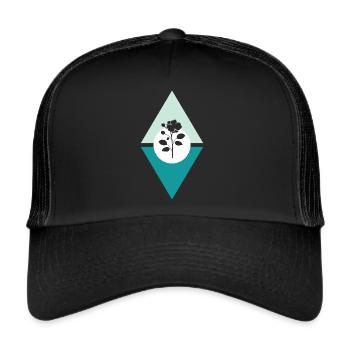 Floristry Hobby Gardener - Trucker Cap - black/black - Front