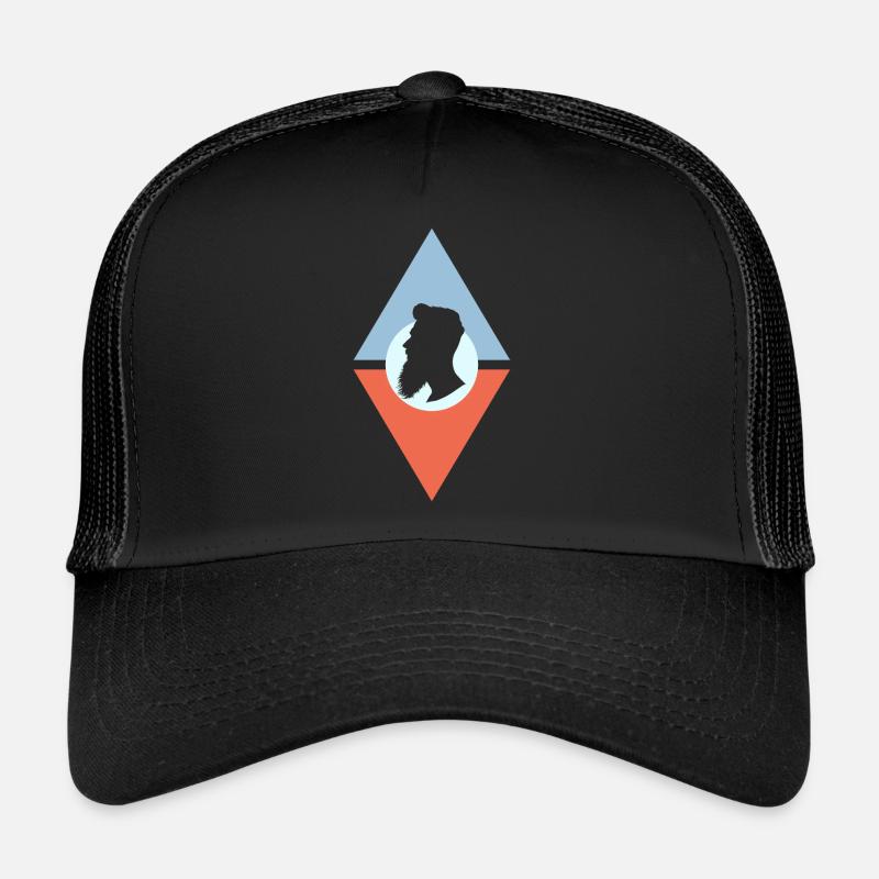 Beard Mustache Trucker Cap