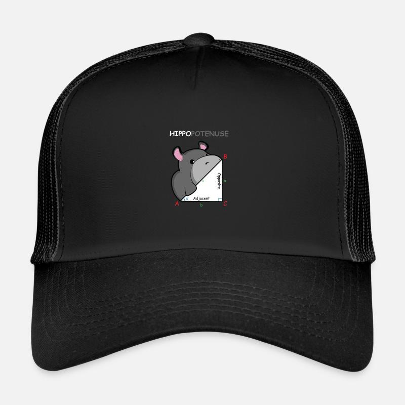 Hippopotenuse Mathe-Genie Geschenk Trucker Cap