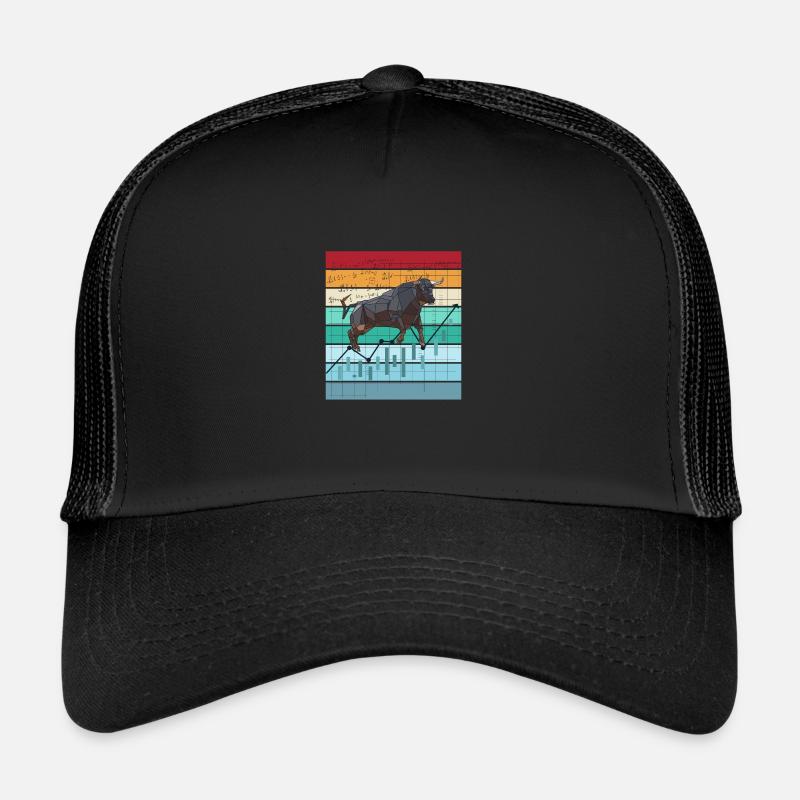 Crypto Trading Hodl Börseplan Bitcoin Trader - Trucker Cap - Schwarz/Schwarz