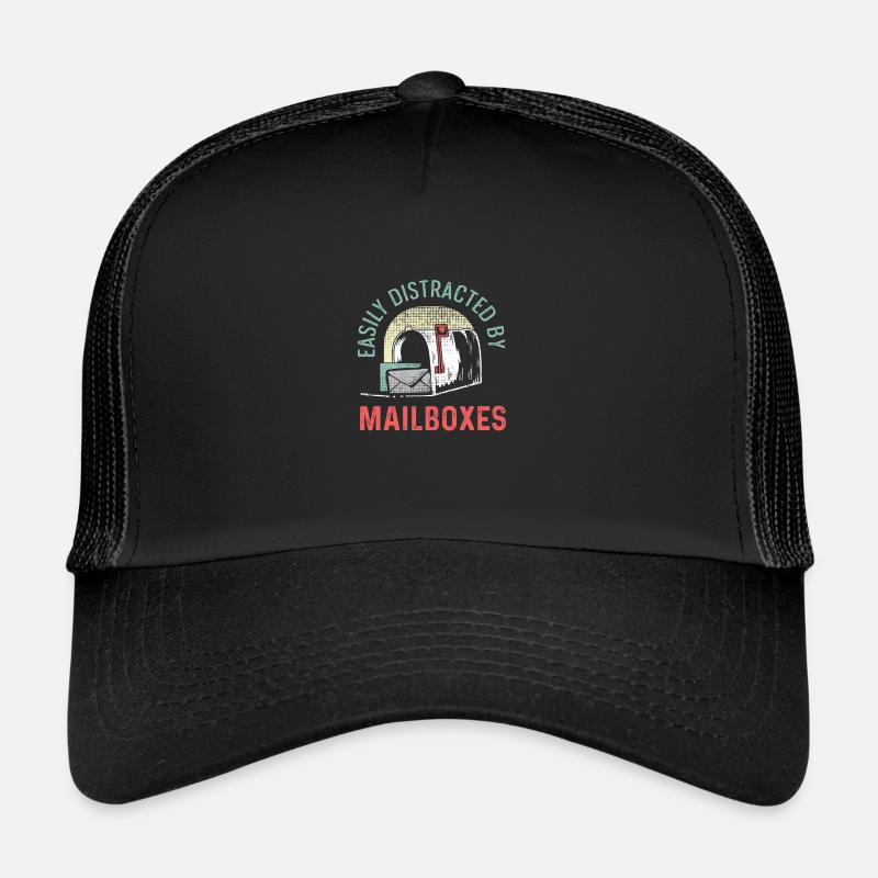 Distrait par les boîtes aux lettres Travailleur engagé Ges Casquette trucker 