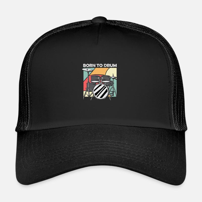 Born to drum entertainer poison Trucker Cap