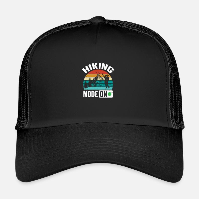 Vintage quote hiking mode on funny Trucker Cap