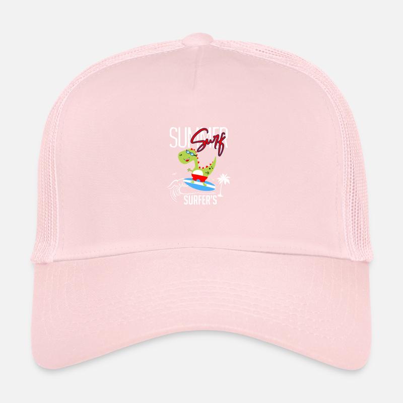 Vacances d’été Surf Surfer’s Dino Casquette trucker 