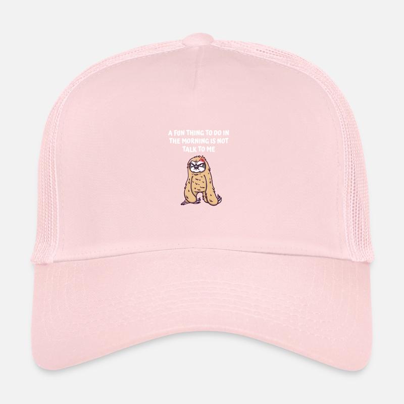 Drôle chose le matin n’est pas drôle avec moi i Casquette trucker 