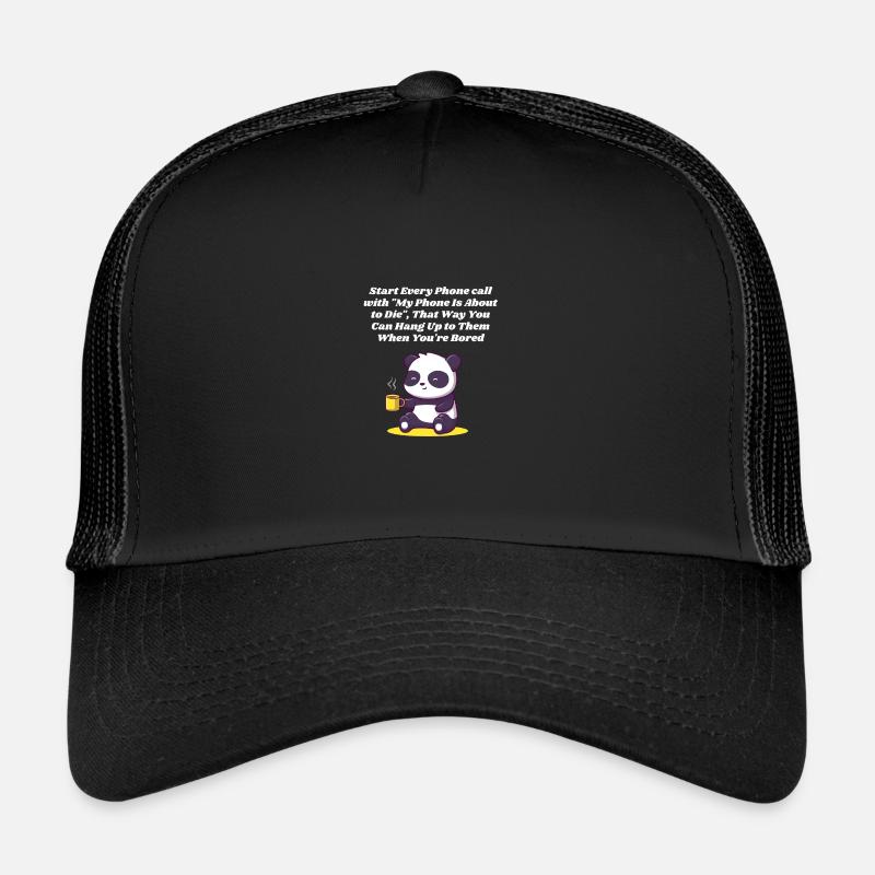 Max tolérance d’appel téléphonique plus drôle introverti Casquette trucker 