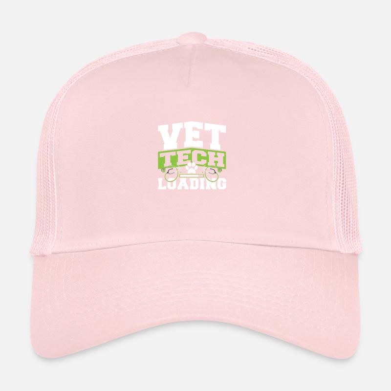 Veterinarian Veterinary Technician Vet Tech Loading Trucker Cap