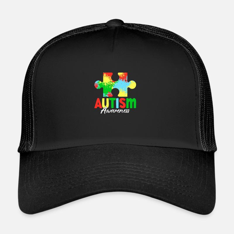 Sensibilisation à l’autisme Casquette trucker 