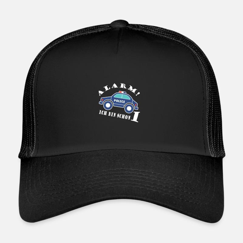 Alarm ich bin schon 1 Polizei Trucker Cap