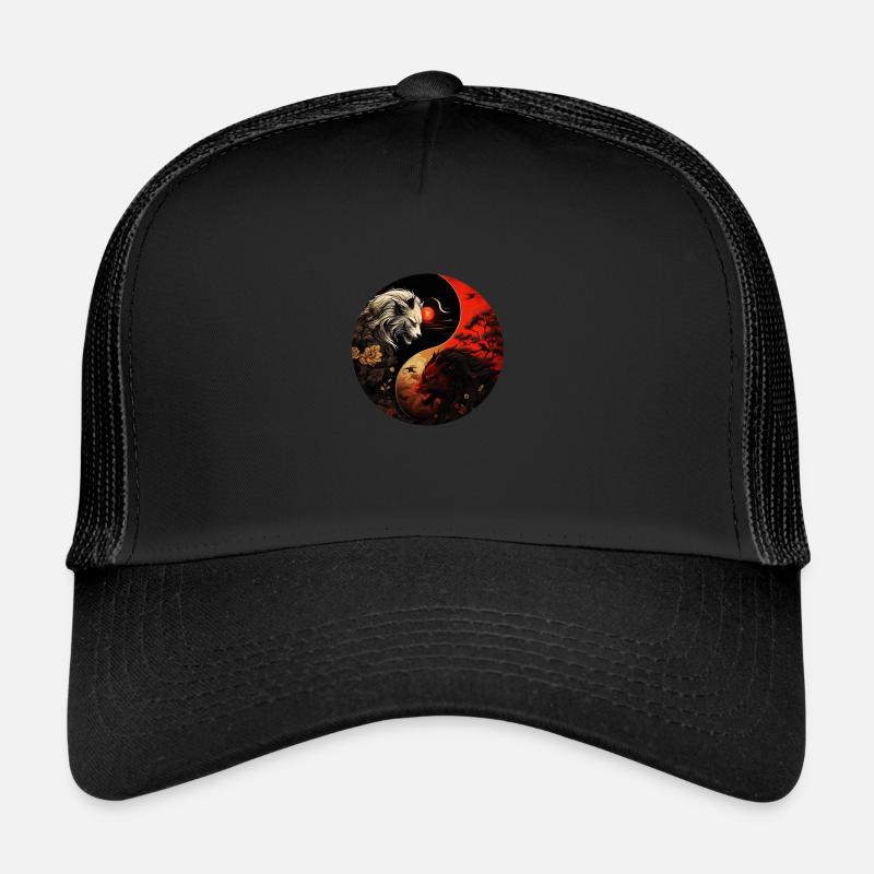 Yin Yang Trucker Cap