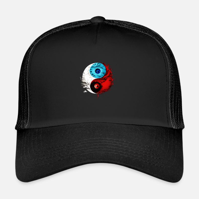 Yin Yang Casquette trucker 