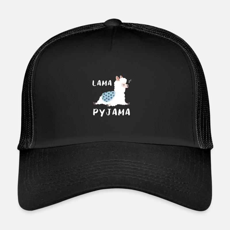 Lama Pyjama Late Riser Gift Trucker Cap