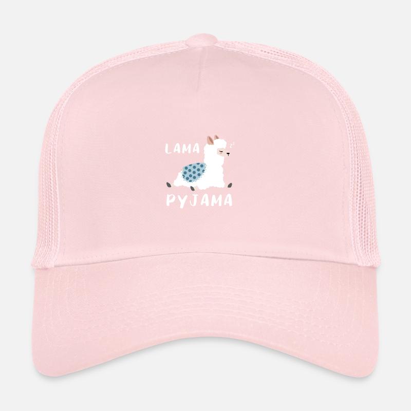 Lama Pyjama Langschläfer Geschenk Trucker Cap