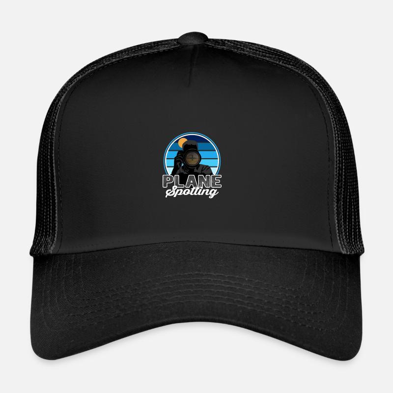 Plan Spotting Sunset - Vintage Gift Trucker Cap