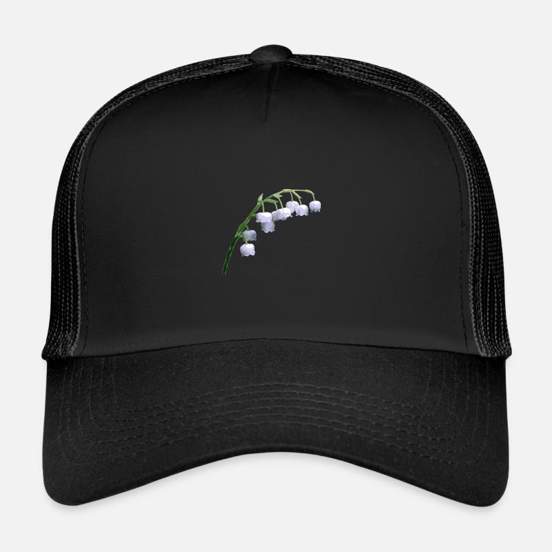 Cadeau de printemps fleur de muguet Casquette trucker 