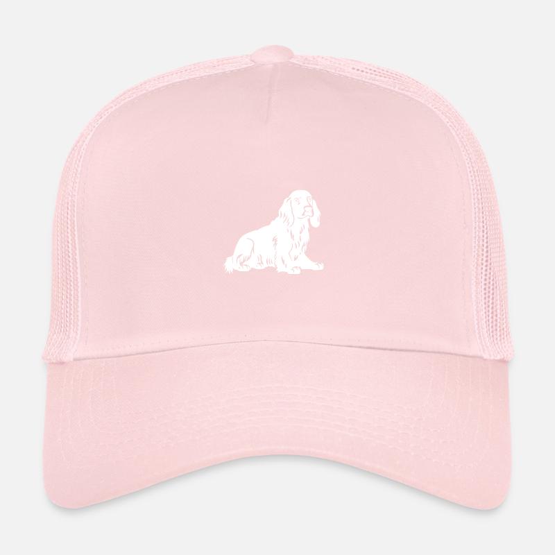 Cocker Spaniel Hund Silhouette Trucker Cap