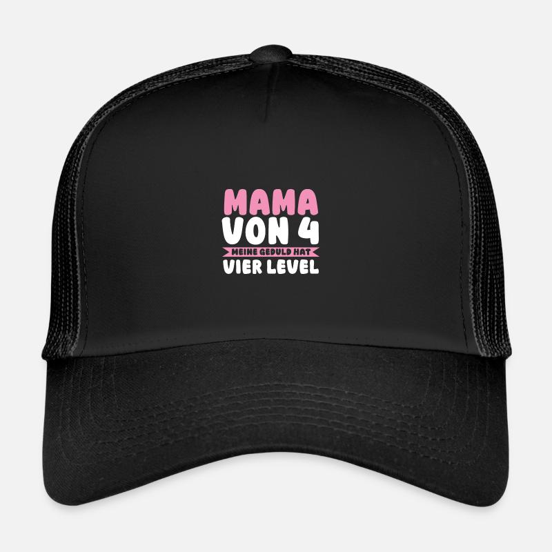 Mama Von 4 Kindern Trucker Cap